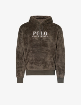 POLO RALPH LAUREN: Brand-embroidered textured recycled-polyester hoody