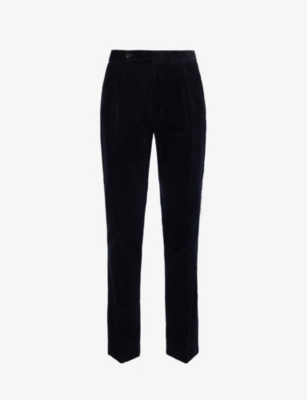 POLO RALPH LAUREN: Regular-fit mid-rise cotton-corduroy trousers