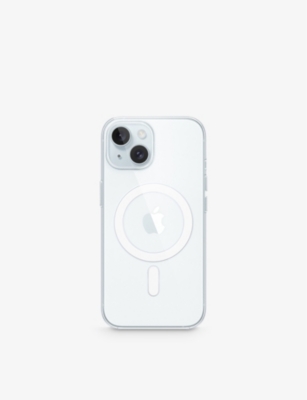 APPLE: Transparent iPhone 15 case with MagSafe
