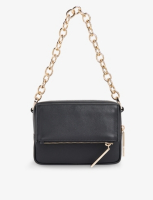 WHISTLES: Bibi leather cross-body bag