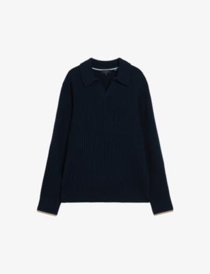 TED BAKER: Ademy ribbed knitted jumper