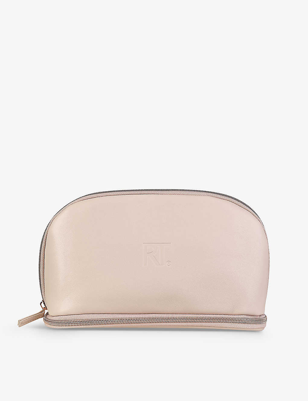 Real Techniques Uncovered Logo-embossed Make-up Bag In Pink