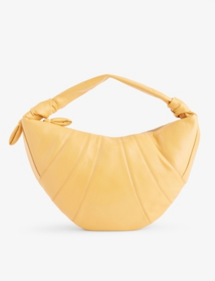 Lemaire Womens Butter Fortune Croissant Leather Cross-body Bag