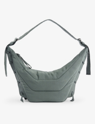 Lemaire Womens Asphalt Soft Game Medium Shell Cross-body Bag