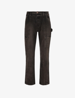 VAYDER: Carpenter patch-pocket stretch-denim jeans