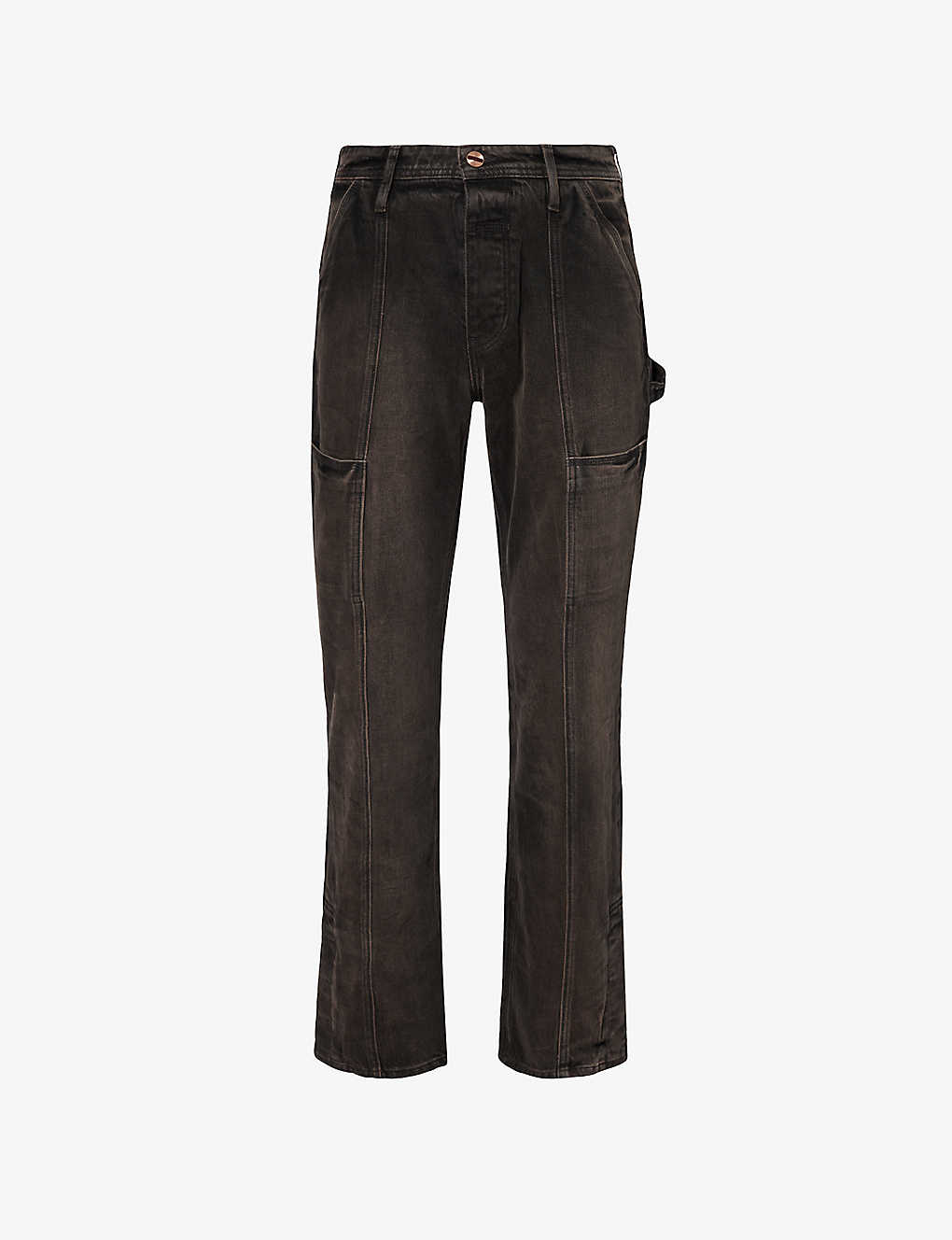 Vayder Mens Francisco Carpenter Patch-pocket Stretch-denim Jeans