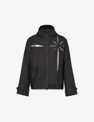 Shop Kusikohc Origami Cut-out Shell Jacket In Black