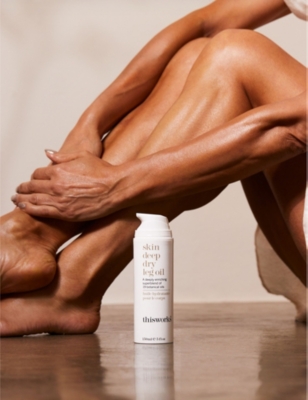THIS WORKS: Skin Deep dry leg oil 150ml
