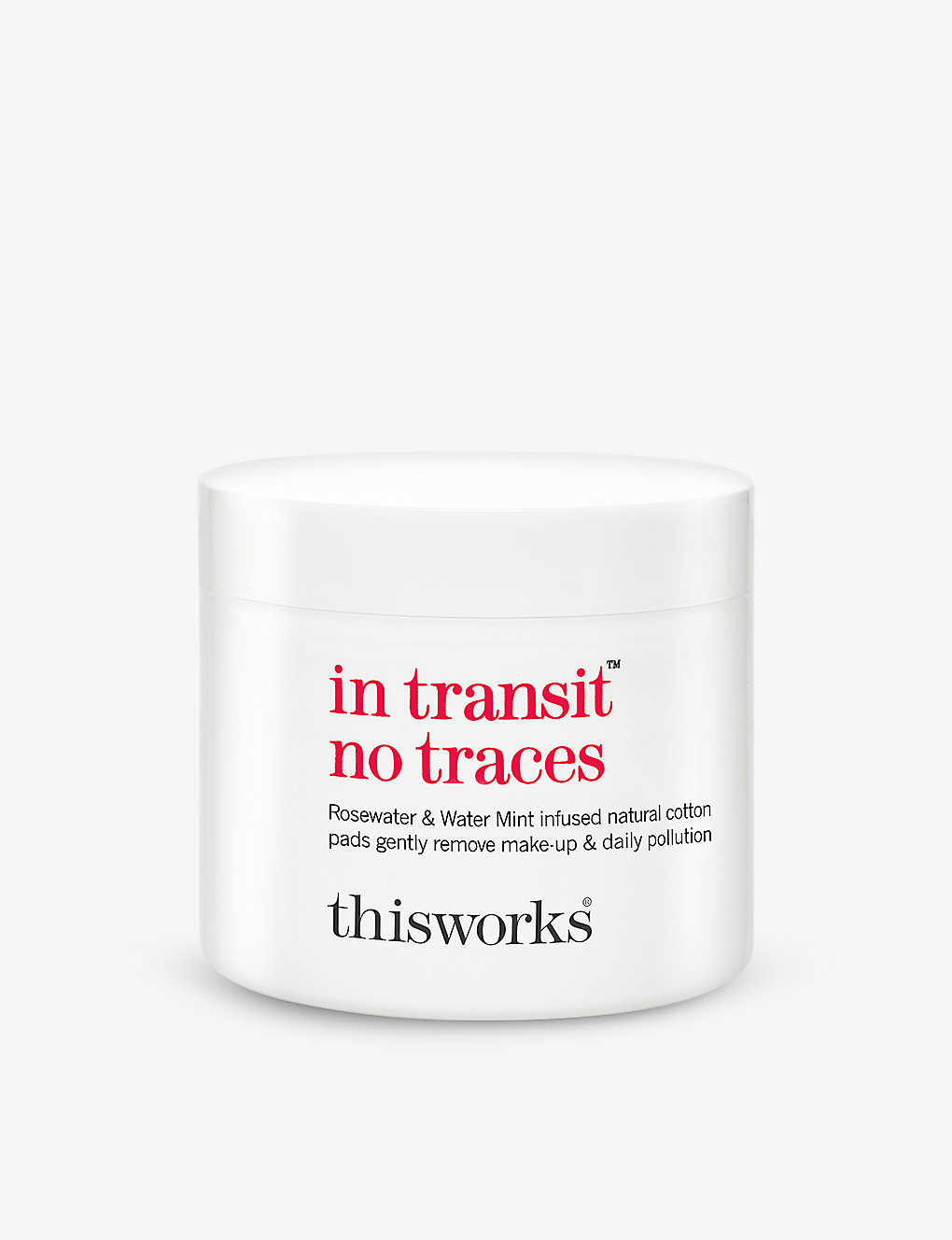This Works In Transit No Traces Pack Of 60 Pads In White
