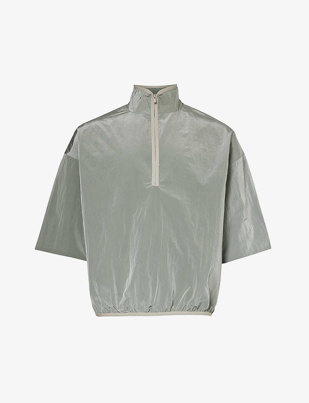 Essentials Fear Of God  Mens Seal  Relaxed-fit Woven Shirt