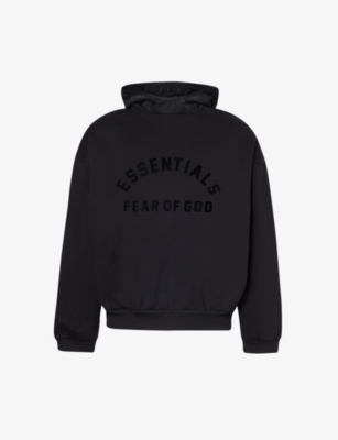 FEAR OF GOD ESSENTIALS: FOG x ESSENTIALS graphic-print cotton-blend hoody