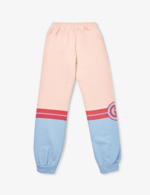 GUCCI: Logo-print cotton-jersey jogging bottoms 4-12 years