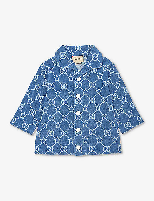 GUCCI: GG and Star cotton-blend shirt 3-36 months