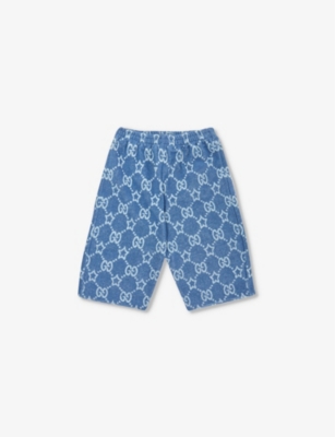 GUCCI: GG and Star cotton-blend shorts 3-26 months