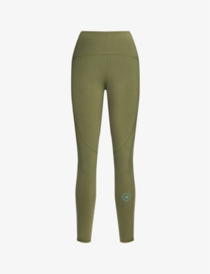 ADIDAS BY STELLA MCCARTNEY: TrueStrength high-rise stretch-woven blend leggings