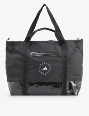 ADIDAS BY STELLA MCCARTNEY: Logo-print recycled-polyester tote bag