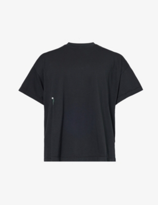 Shop Diomene Men's Meteroide Micro-embroidered Crewneck Cotton-jersey T-shirt