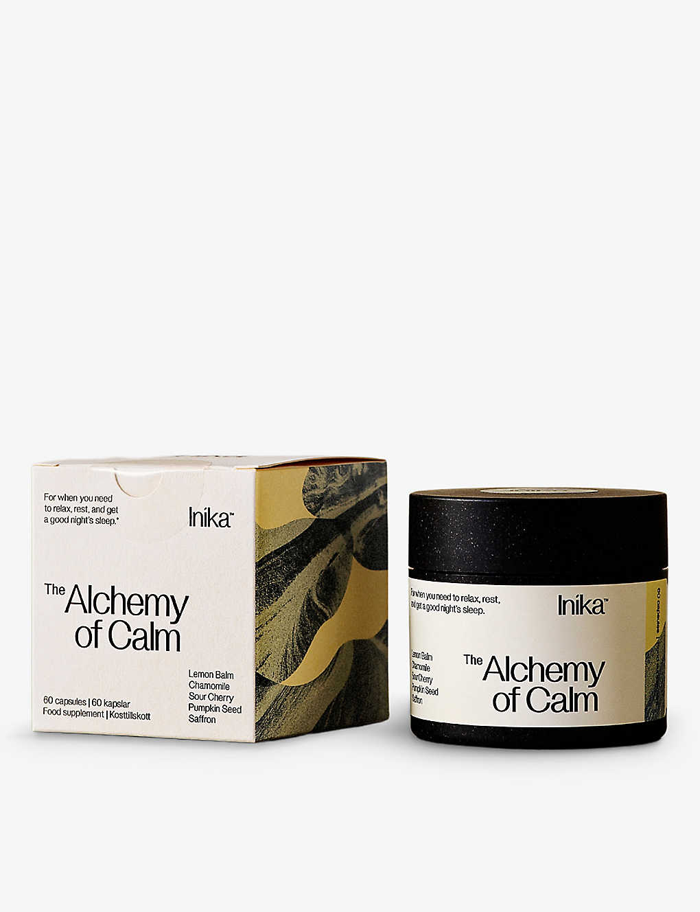 Inika Superfoods The Alchemy Of Calm Capsules Pack Of 60 In White