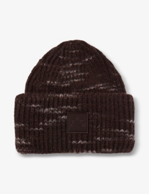 Varley Dale Woven-blend Beanie In Coffee Bean/ Pale Mauve