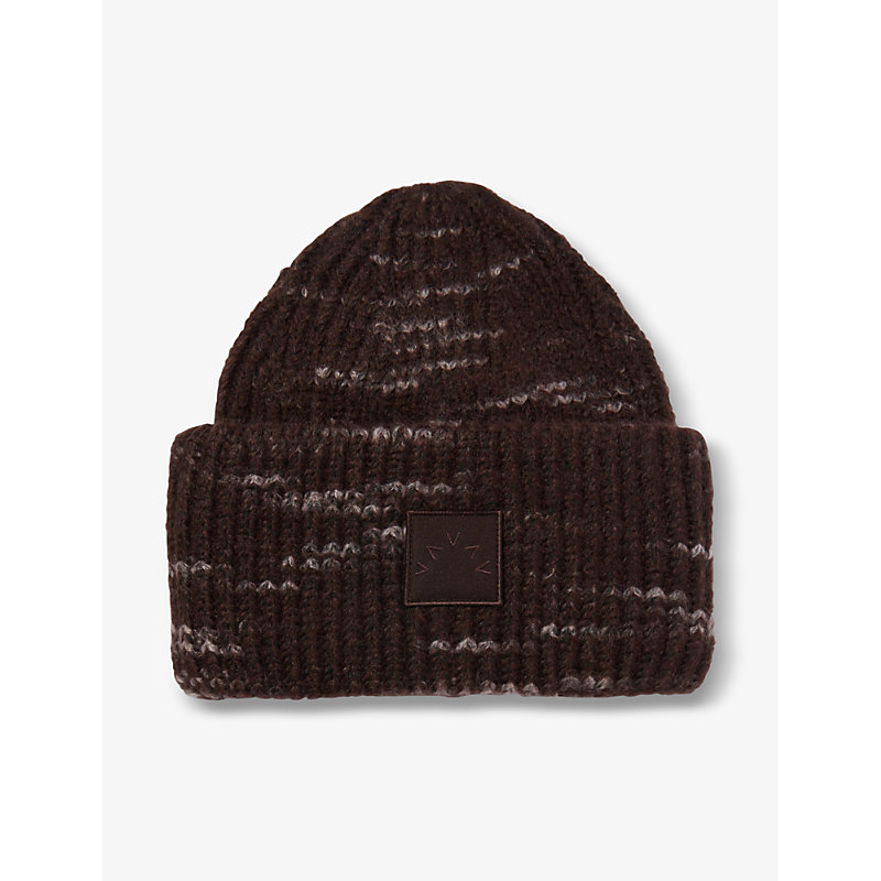 Varley Dale Woven-blend Beanie In Coffee Bean/ Pale Mauve