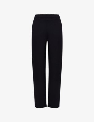 ME AND EM: Elasticated-waist tapered-leg jersey jogging bottoms