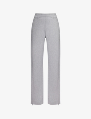 ME AND EM: Split-hem jersey jogging bottoms