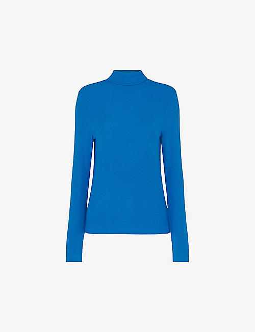 WHISTLES: Essential ribbed jersey top