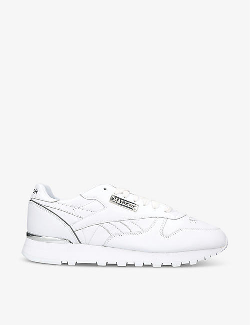 MALLET: Mallet x Reebok brand-patch leather low-top trainers