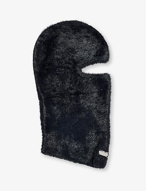 HELIOT EMIL: He Arise branded-plaque knitted balaclava
