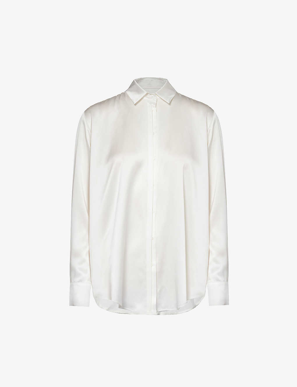 Viktoria & Woods Memorial Regular-fit Silk Shirt In Ivory