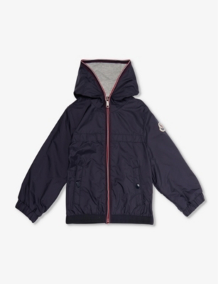 MONCLER: Anton brand-patch shell jacket 3-36 months