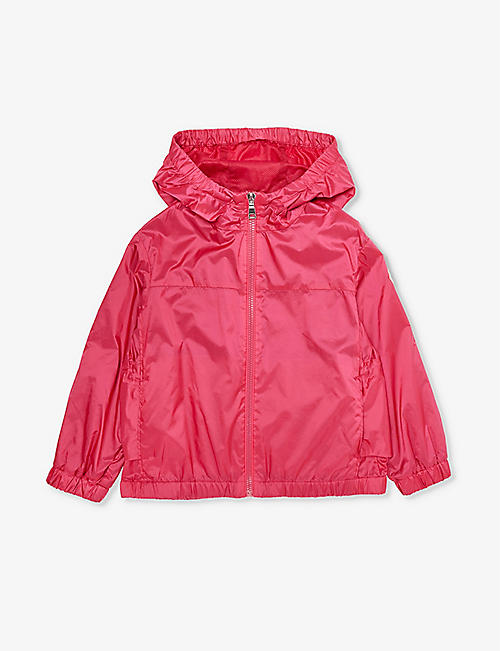 MONCLER: Owara hooded shell jacket 4-14 years