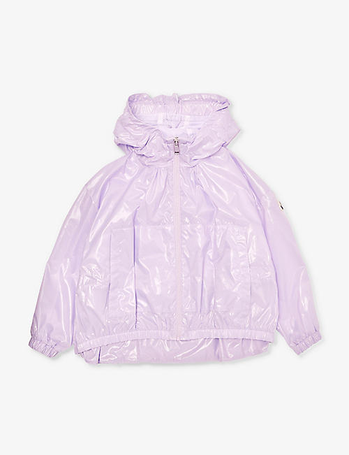 MONCLER: Urbonas hooded shell jacket 4-14 years
