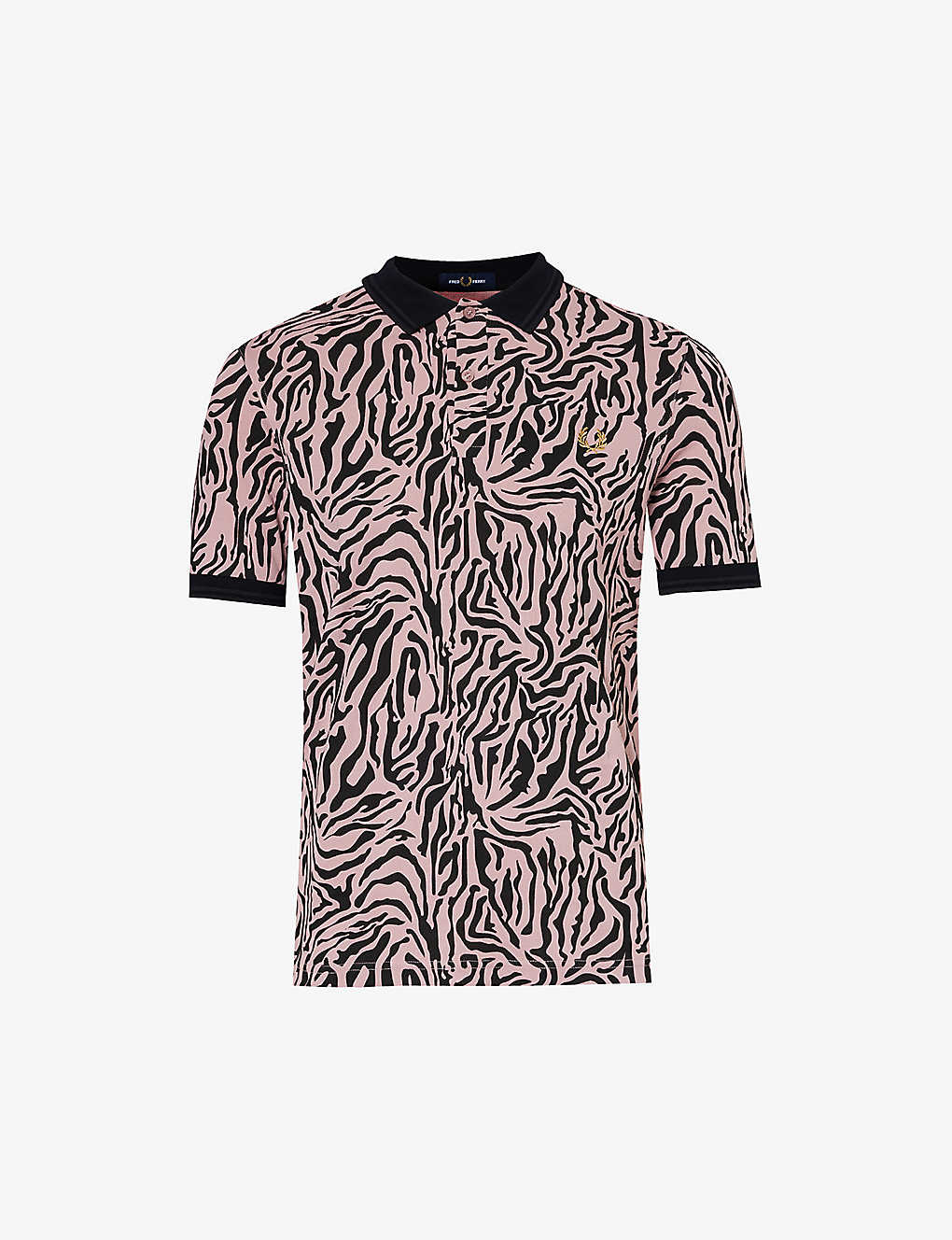 Fred Perry Zebra-print In Pink