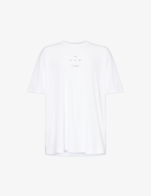 Song For The Mute 22.1 Avenue Logo-print T-shirt In White