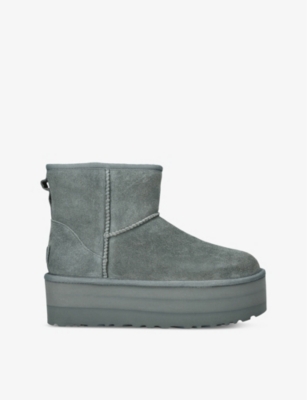 UGG: Classic Mini platform suede boots