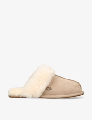 UGG: Scuffette II brand-debossed suede slippers