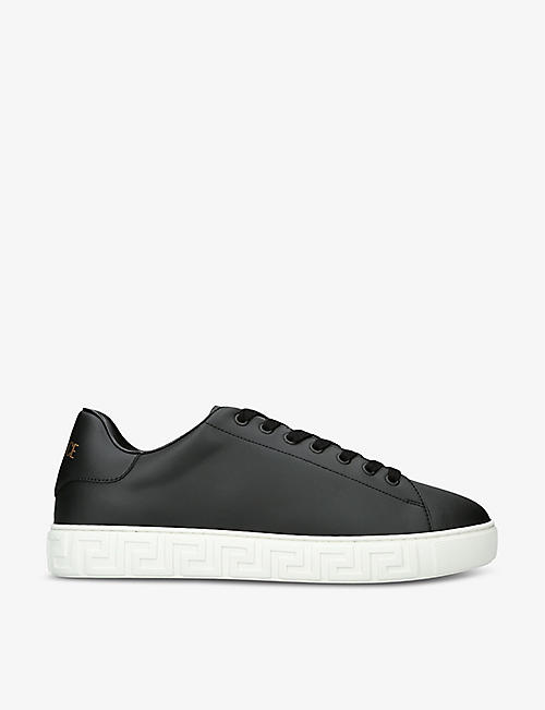 VERSACE: Greca shell low-top trainers