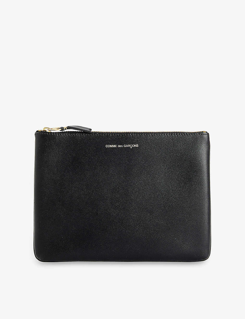 Comme Des Garçons Classic Logo-print Leather Wallet In Black