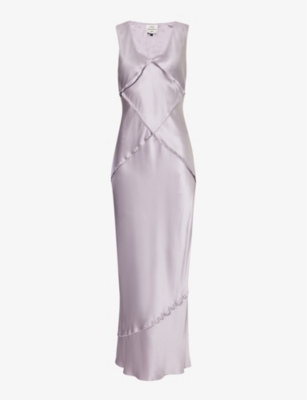 Exclusive Kady Wool-Silk Midi Dress | Designer Collection | Coveti