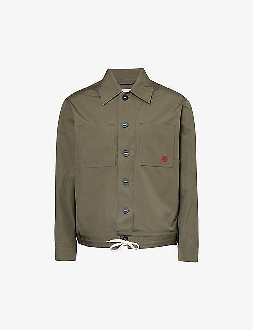 CRAIG GREEN: Circle belted-hem regular-fit cotton worker jacket