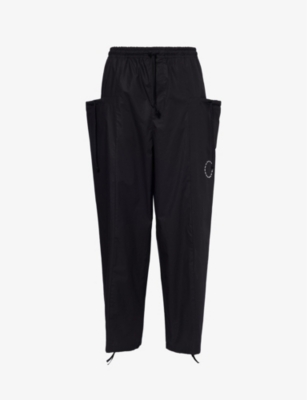 CRAIG GREEN: Circle drawstring-hem regular-fit wide-leg cotton trousers