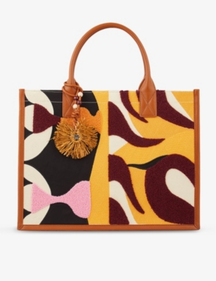 Shop Sandro Women's Naturels Kasbah Canvas Tote Bag