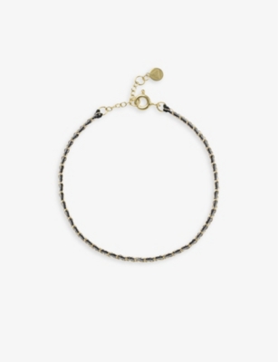 THE ALKEMISTRY Auric 18ct yellow-gold and thread bracelet