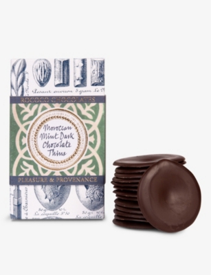 ROCOCO: Mint dark chocolate thins 150g