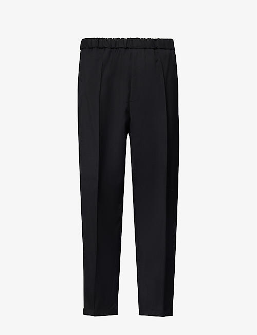 JIL SANDER: Relaxed-fit tapered wool trousers