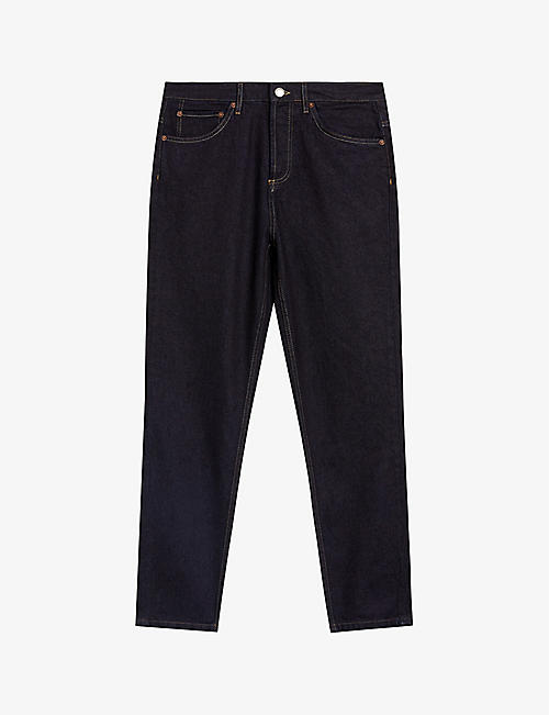 TED BAKER: Dyllon tapered-leg stretch-denim jeans