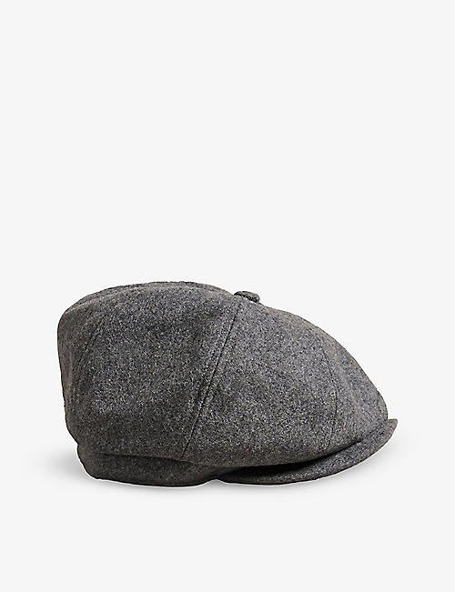 TED BAKER: Eliotti logo-embellished wool-blend cap