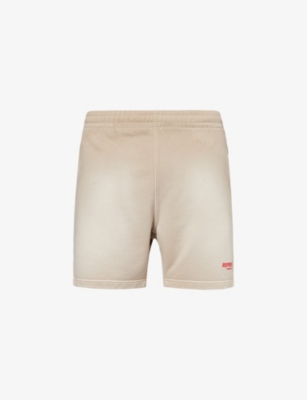 REPRESENT: Brand-print relaxed-fit cotton-jersey shorts