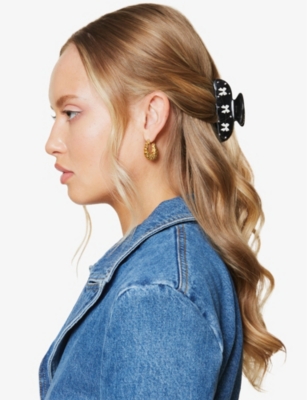Sweetheart cellulose acetate hair clip